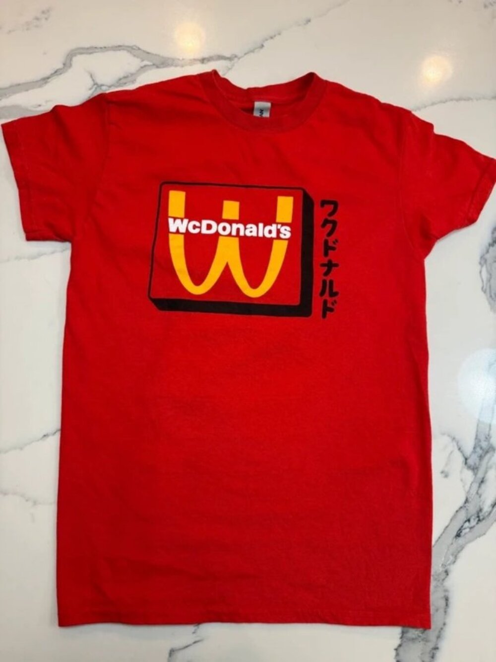 McDonald's WcDonald's Anime Red T-Shirt S